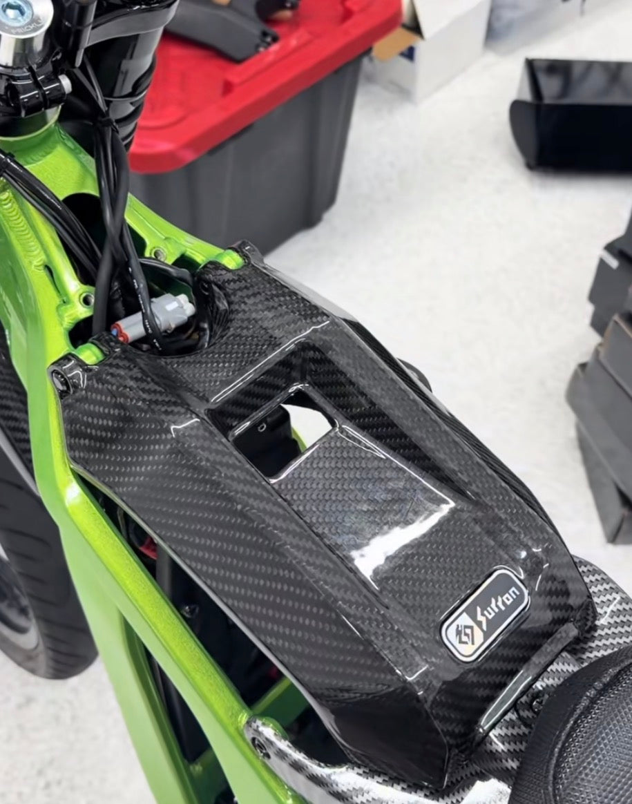 Surron lbx  real carbon fiber battery lid