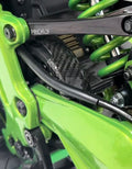 Surron lbx center axle guard relay carbon fiber