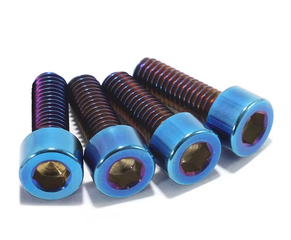 Surron light bee front and rear caliper mount titanium bolts